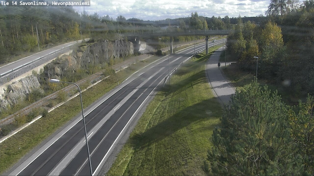 Weather Camera Image Road 14 Savonlinna, Hevonpäänniem, Savonlinna, Etelä-Savo