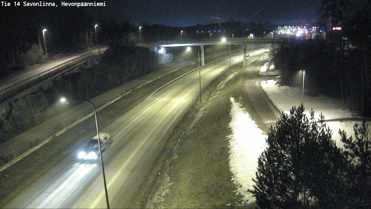 Weather Camera Image Road 14 Savonlinna, Hevonpäänniem, Savonlinna, Etelä-Savo