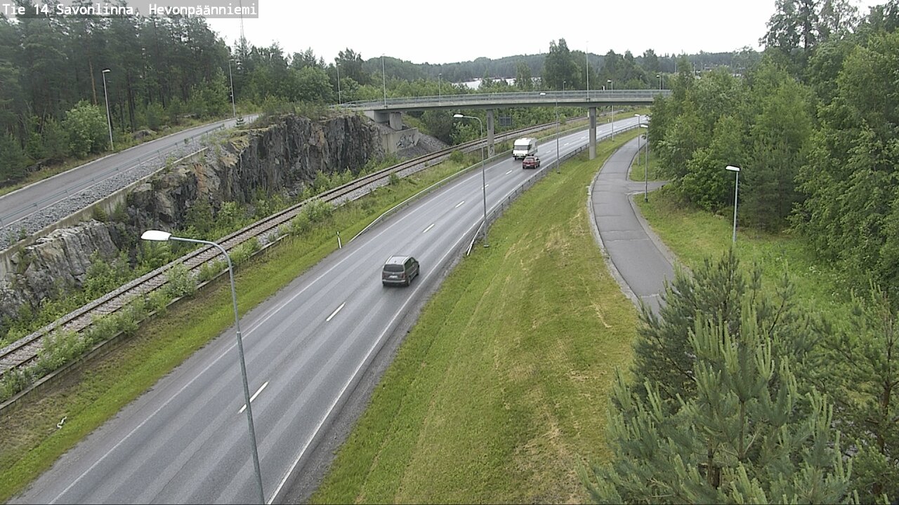Kelikamerat Kuva Tie 14 Savonlinna, Hevonpäänniemi, Savonlinna, Etelä-Savo