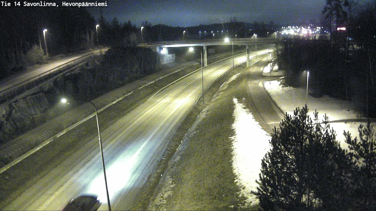 Weather Camera Image Road 14 Savonlinna, Hevonpäänniem, Savonlinna, Etelä-Savo