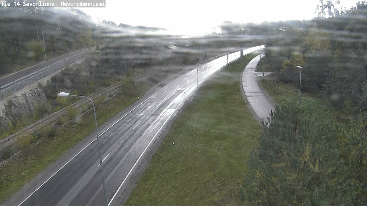 Weather Camera Image Road 14 Savonlinna, Hevonpäänniem, Savonlinna, Etelä-Savo