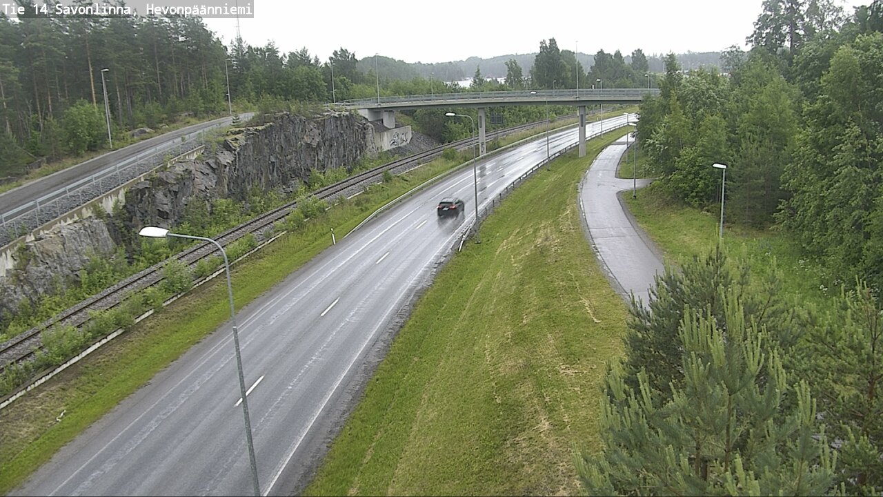 Kelikamerat Kuva Tie 14 Savonlinna, Hevonpäänniemi, Savonlinna, Etelä-Savo