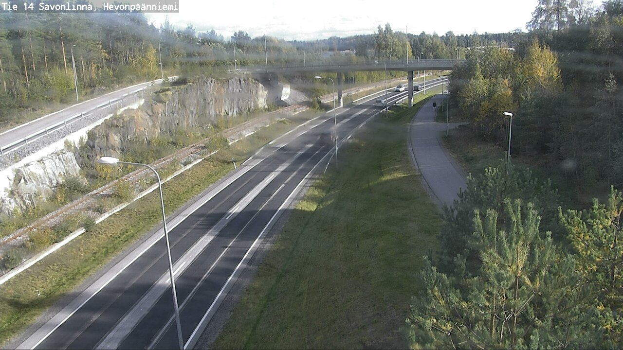 Weather Camera Image Road 14 Savonlinna, Hevonpäänniem, Savonlinna, Etelä-Savo