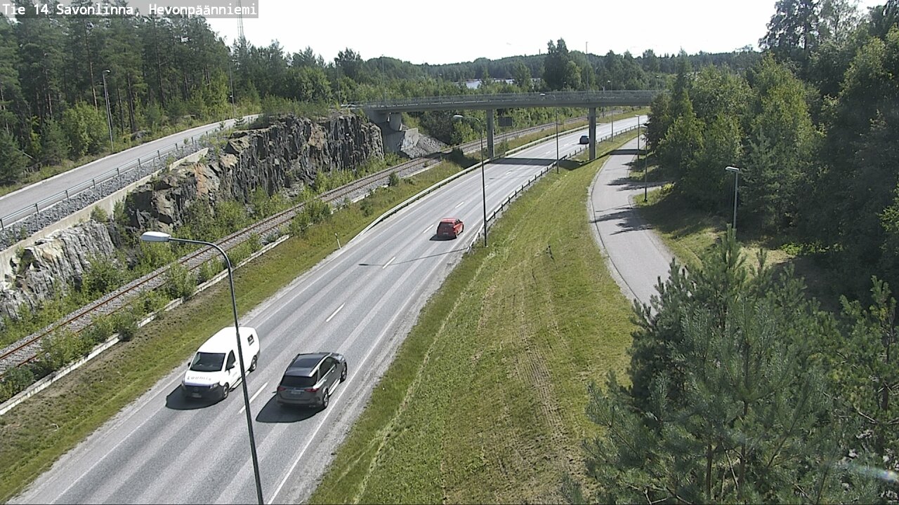 Kelikamerat Kuva Tie 14 Savonlinna, Hevonpäänniemi, Savonlinna, Etelä-Savo