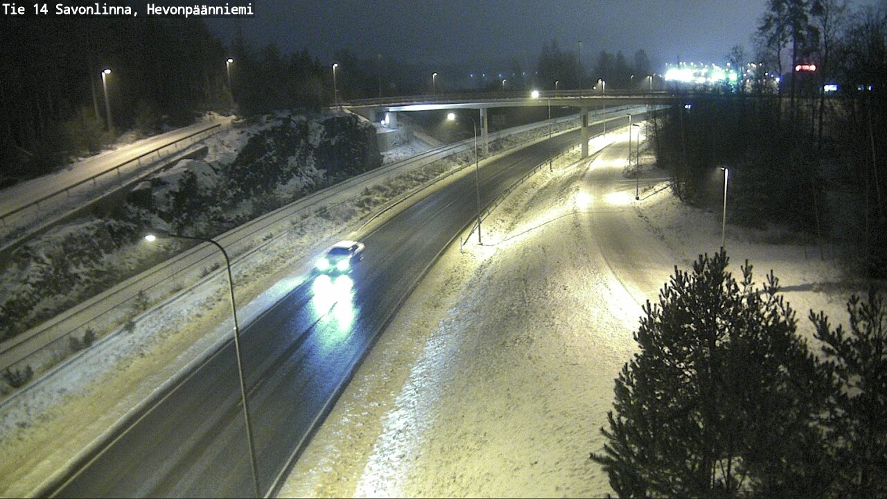 Weather Camera Image Väg 14 Nyslott, Hevonpäänniemi, Savonlinna, Etelä-Savo