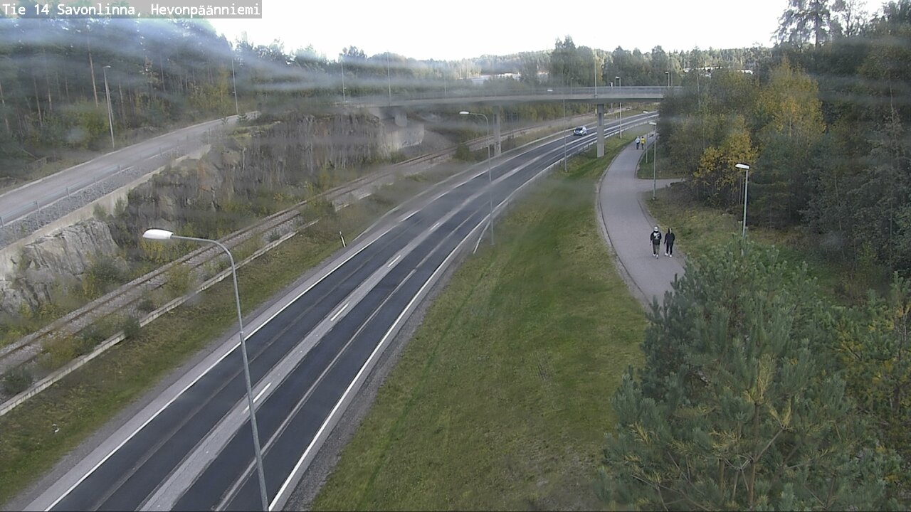 Weather Camera Image Road 14 Savonlinna, Hevonpäänniem, Savonlinna, Etelä-Savo