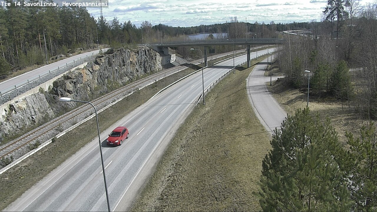 Kelikamerat Kuva Tie 14 Savonlinna, Hevonpäänniemi, Savonlinna, Etelä-Savo