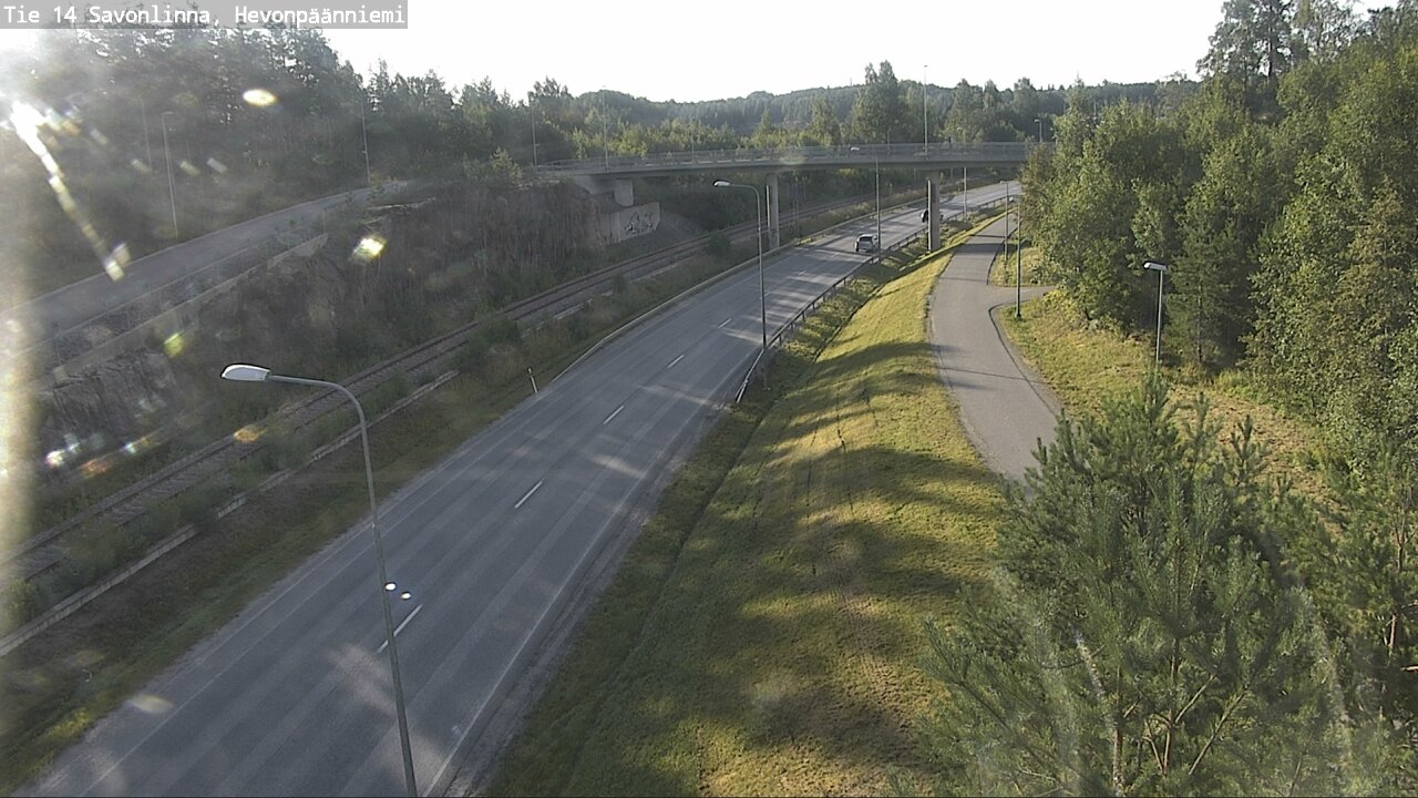 Weather Camera Image Road 14 Savonlinna, Hevonpäänniem, Savonlinna, Etelä-Savo