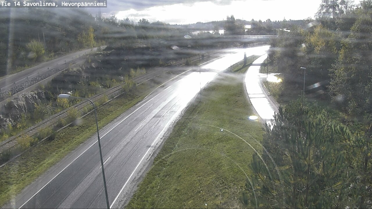 Weather Camera Image Road 14 Savonlinna, Hevonpäänniem, Savonlinna, Etelä-Savo