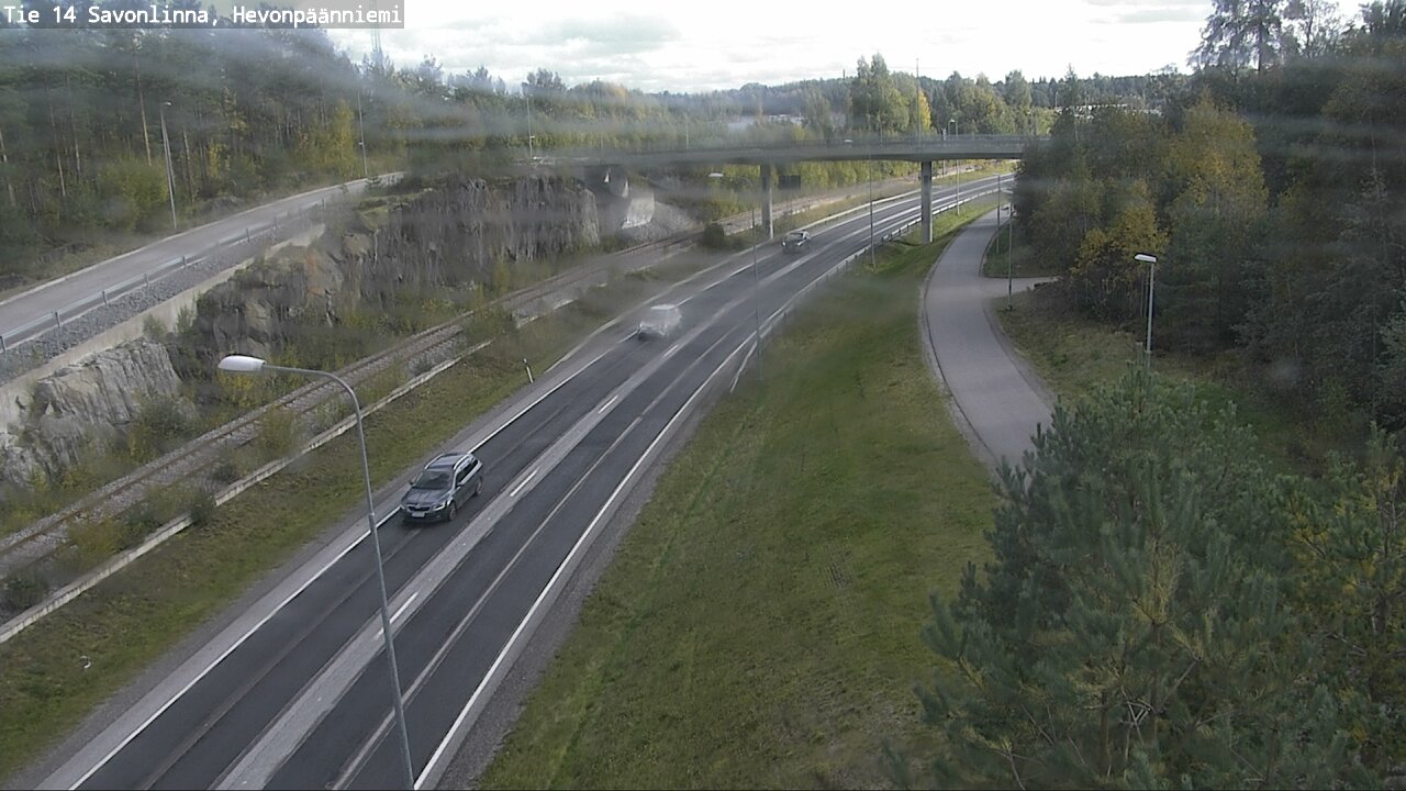 Weather Camera Image Road 14 Savonlinna, Hevonpäänniem, Savonlinna, Etelä-Savo