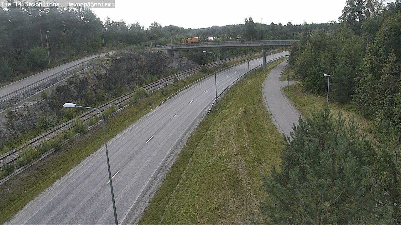 Weather Camera Image Road 14 Savonlinna, Hevonpäänniem, Savonlinna, Etelä-Savo
