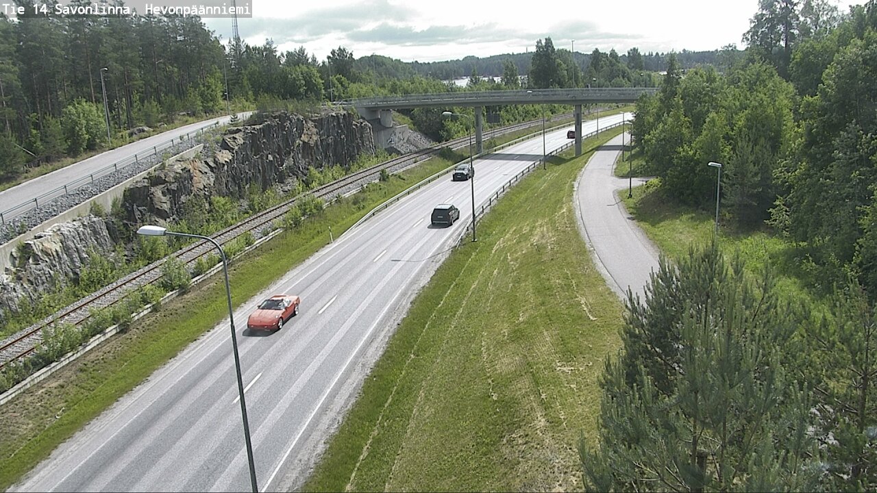 Kelikamerat Kuva Tie 14 Savonlinna, Hevonpäänniemi, Savonlinna, Etelä-Savo
