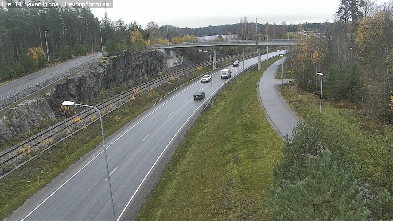 Kelikamerat Kuva Tie 14 Savonlinna, Hevonpäänniemi, Savonlinna, Etelä-Savo