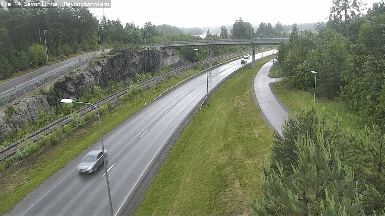 Kelikamerat Kuva Tie 14 Savonlinna, Hevonpäänniemi, Savonlinna, Etelä-Savo