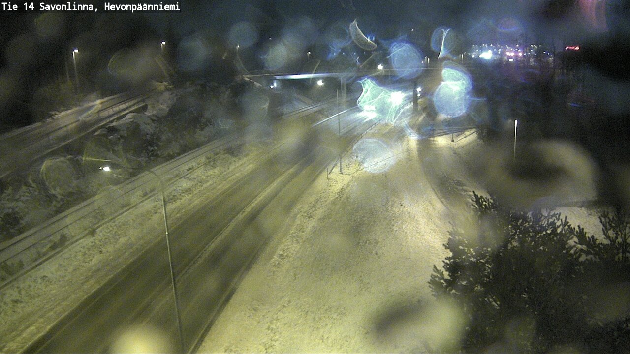 Weather Camera Image Väg 14 Nyslott, Hevonpäänniemi, Savonlinna, Etelä-Savo