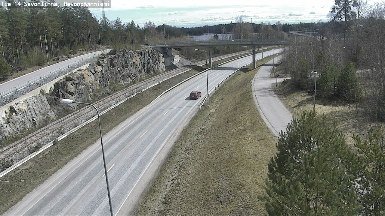Kelikamerat Kuva Tie 14 Savonlinna, Hevonpäänniemi, Savonlinna, Etelä-Savo