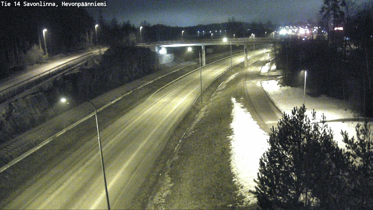 Weather Camera Image Road 14 Savonlinna, Hevonpäänniem, Savonlinna, Etelä-Savo