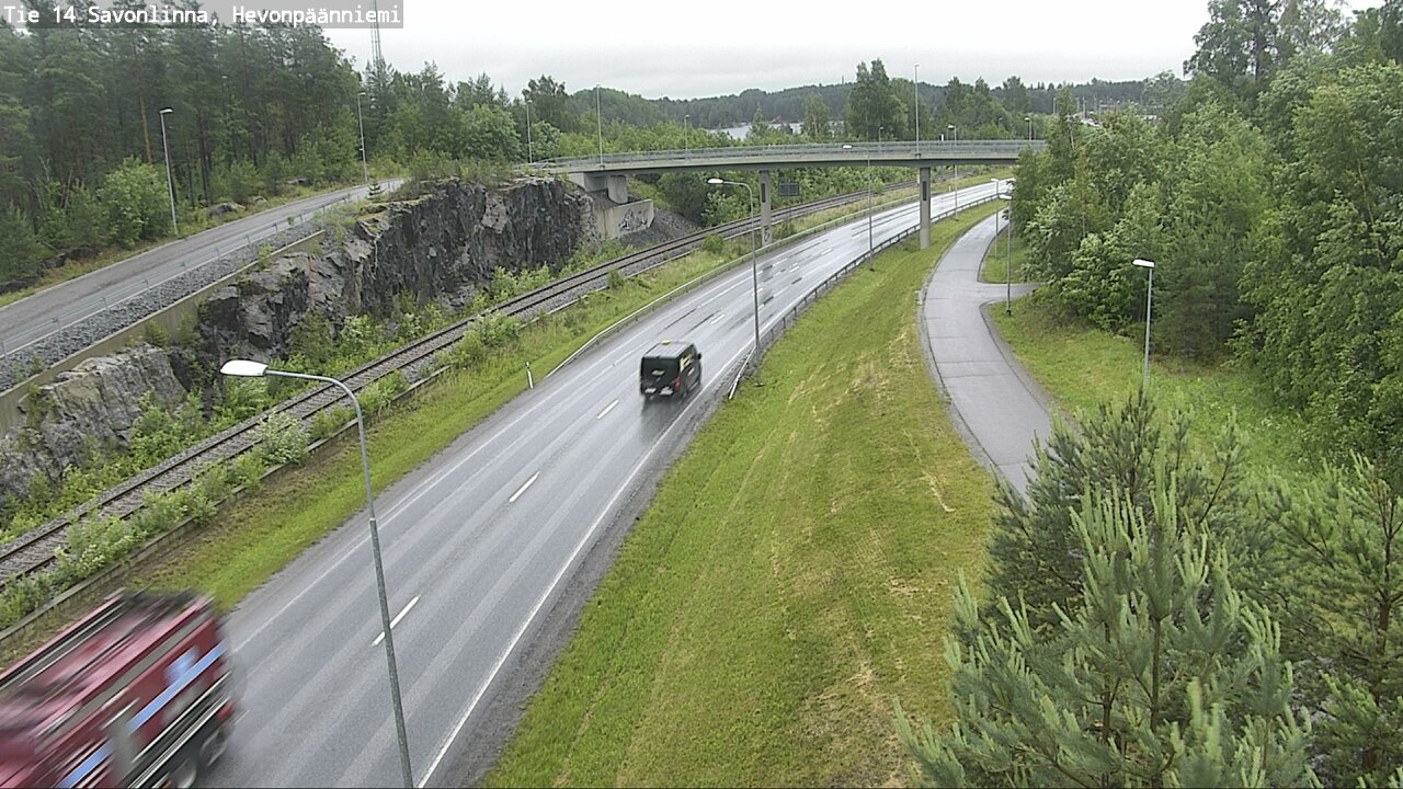 Kelikamerat Kuva Tie 14 Savonlinna, Hevonpäänniemi, Savonlinna, Etelä-Savo