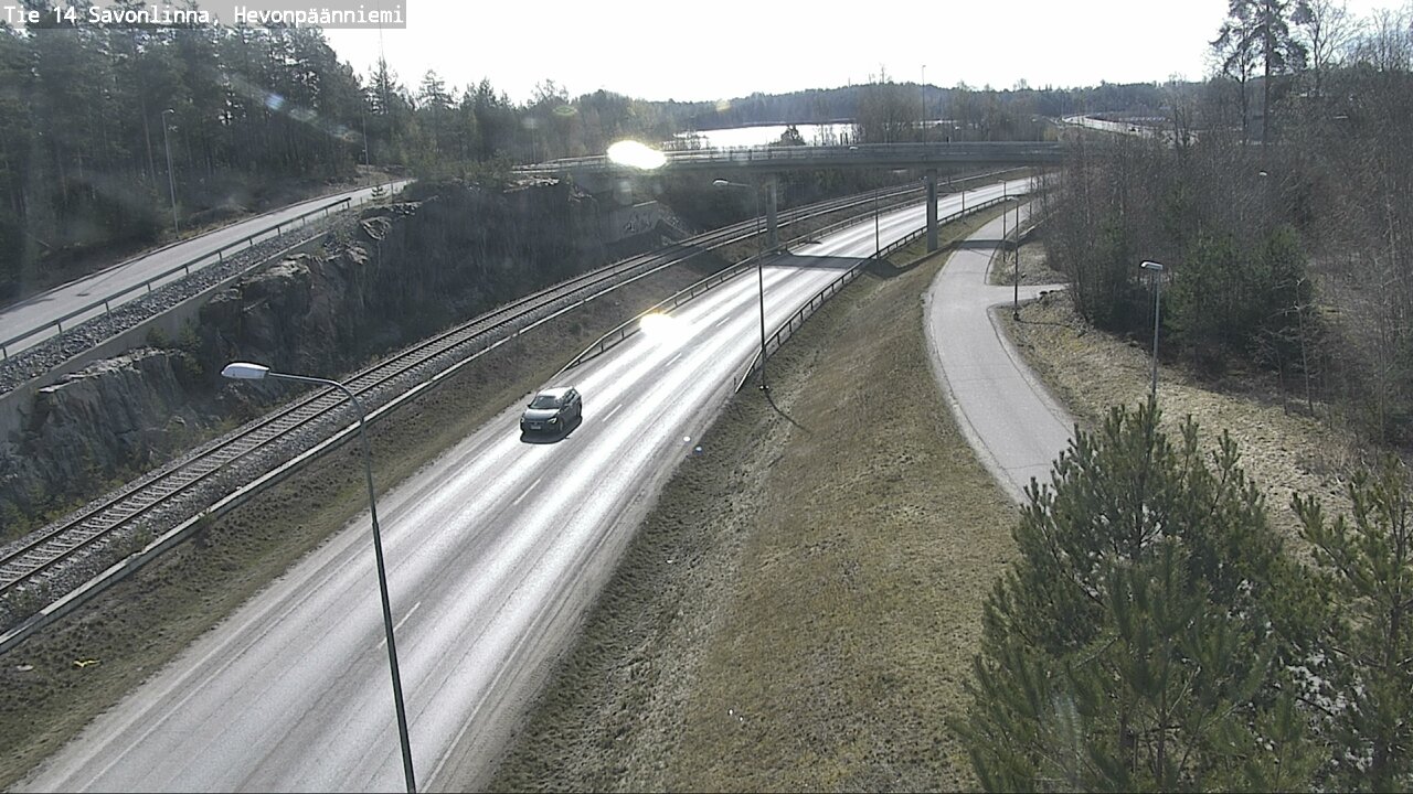 Kelikamerat Kuva Tie 14 Savonlinna, Hevonpäänniemi, Savonlinna, Etelä-Savo