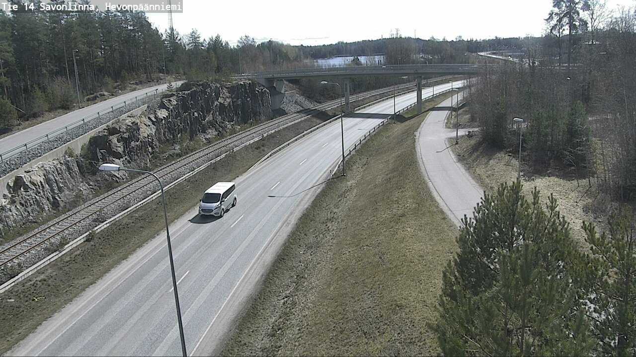 Kelikamerat Kuva Tie 14 Savonlinna, Hevonpäänniemi, Savonlinna, Etelä-Savo