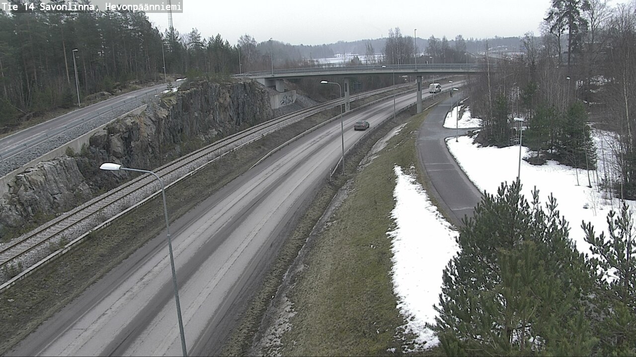 Weather Camera Image Road 14 Savonlinna, Hevonpäänniem, Savonlinna, Etelä-Savo