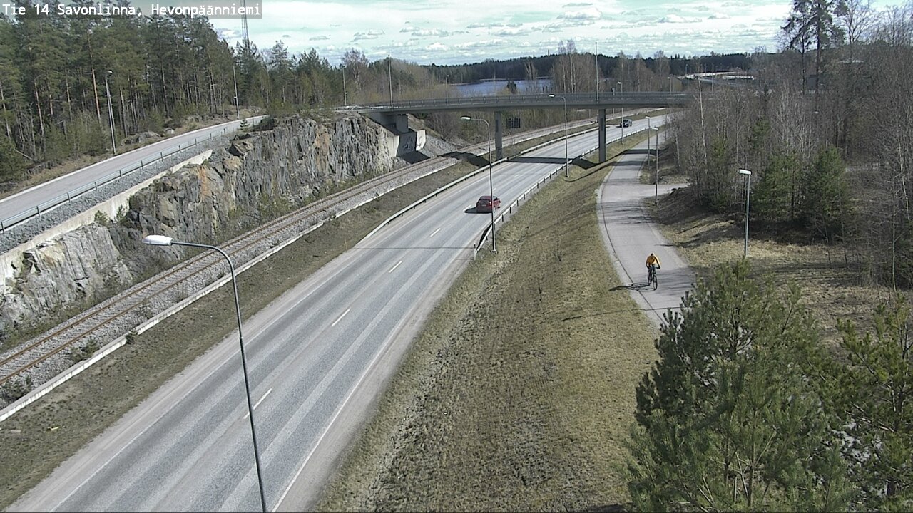 Kelikamerat Kuva Tie 14 Savonlinna, Hevonpäänniemi, Savonlinna, Etelä-Savo