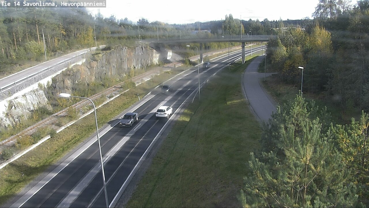 Weather Camera Image Road 14 Savonlinna, Hevonpäänniem, Savonlinna, Etelä-Savo