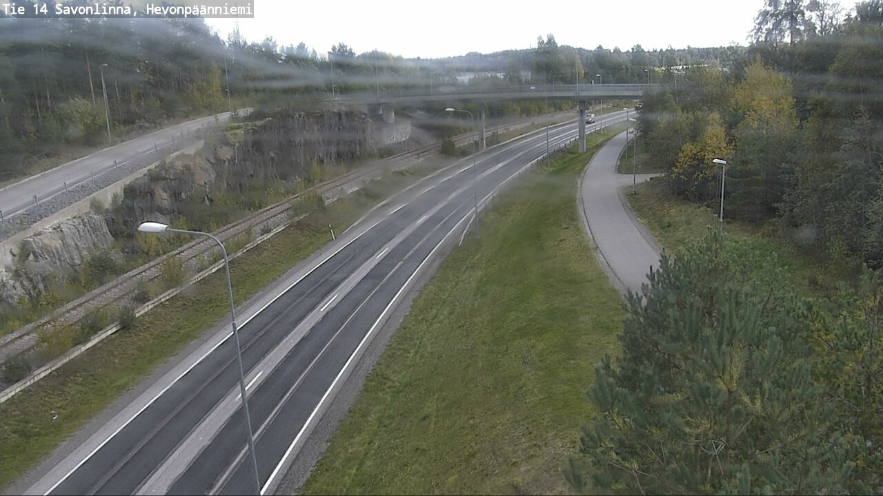 Weather Camera Image Road 14 Savonlinna, Hevonpäänniem, Savonlinna, Etelä-Savo