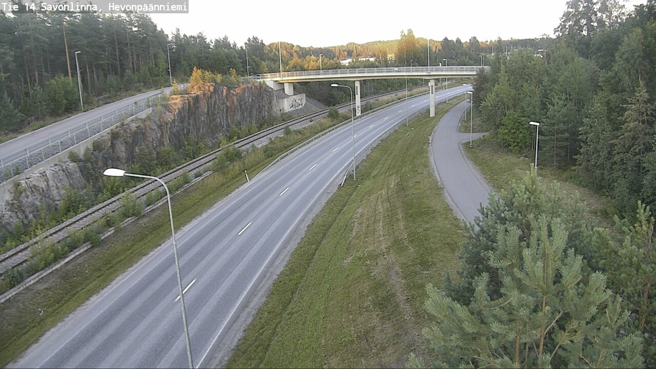 Kelikamerat Kuva Tie 14 Savonlinna, Hevonpäänniemi, Savonlinna, Etelä-Savo