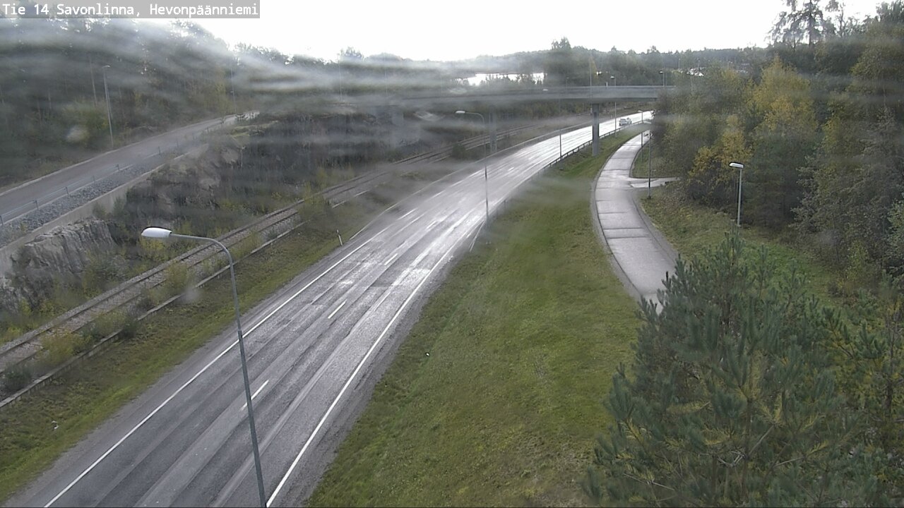 Weather Camera Image Road 14 Savonlinna, Hevonpäänniem, Savonlinna, Etelä-Savo