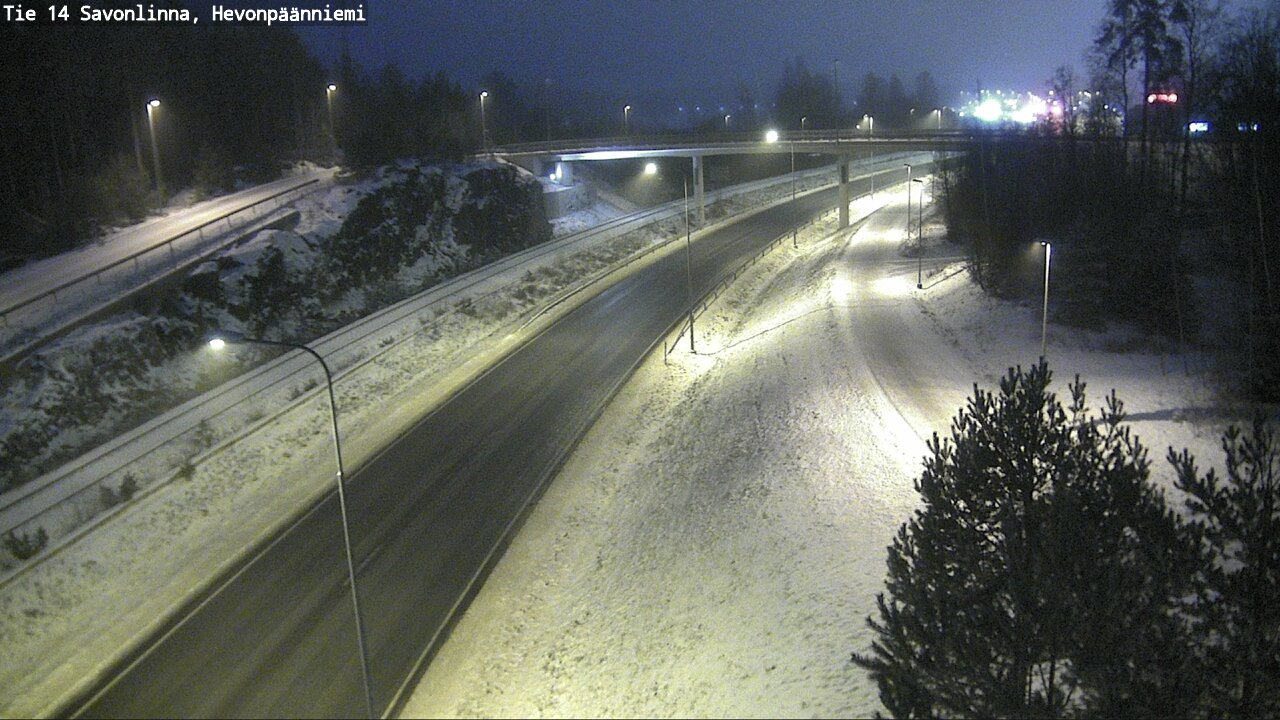 Weather Camera Image Väg 14 Nyslott, Hevonpäänniemi, Savonlinna, Etelä-Savo