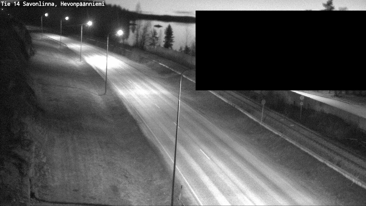 Weather Camera Image Väg 14 Nyslott, Hevonpäänniemi, Savonlinna, Etelä-Savo