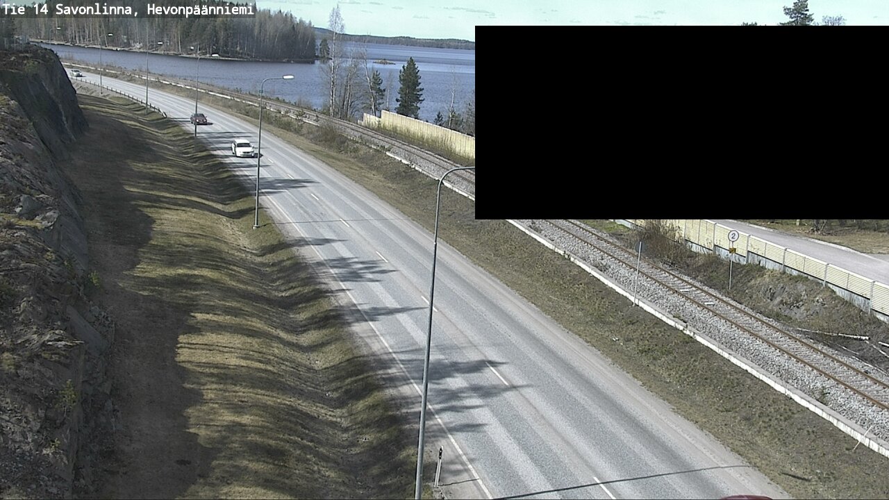 Weather Camera Image Väg 14 Nyslott, Hevonpäänniemi, Savonlinna, Etelä-Savo