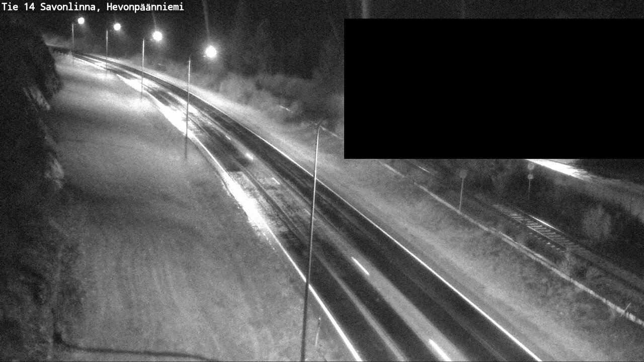 Weather Camera Image Road 14 Savonlinna, Hevonpäänniem, Savonlinna, Etelä-Savo
