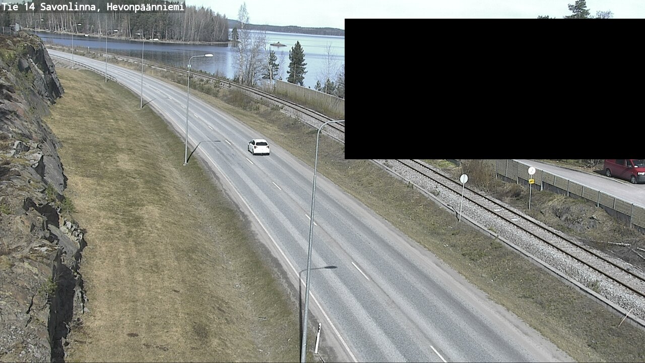 Weather Camera Image Väg 14 Nyslott, Hevonpäänniemi, Savonlinna, Etelä-Savo