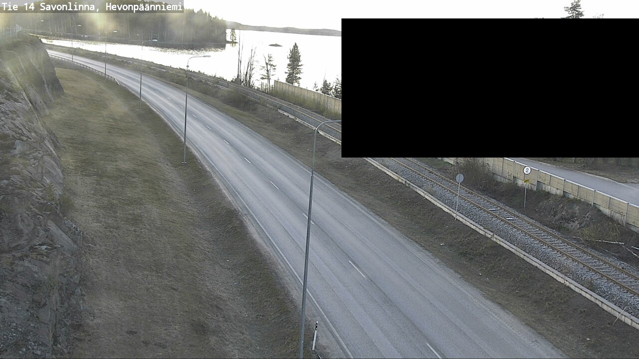 Weather Camera Image Väg 14 Nyslott, Hevonpäänniemi, Savonlinna, Etelä-Savo
