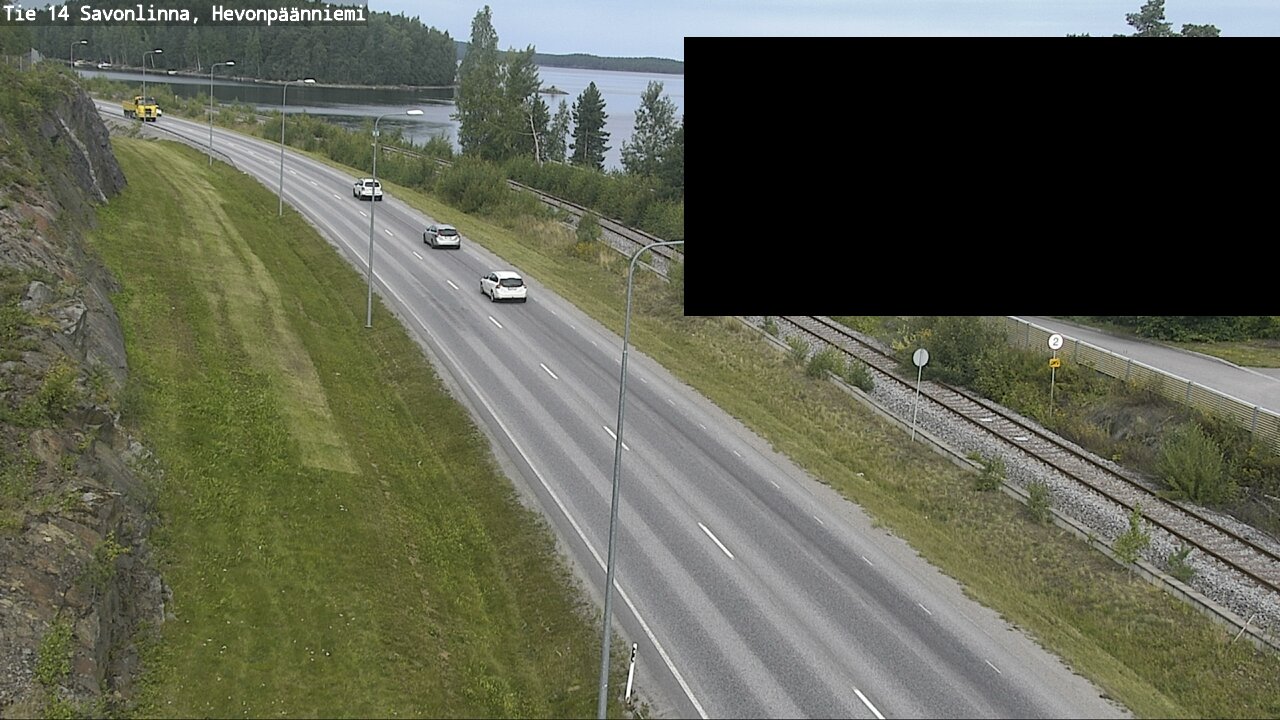 Weather Camera Image Road 14 Savonlinna, Hevonpäänniem, Savonlinna, Etelä-Savo