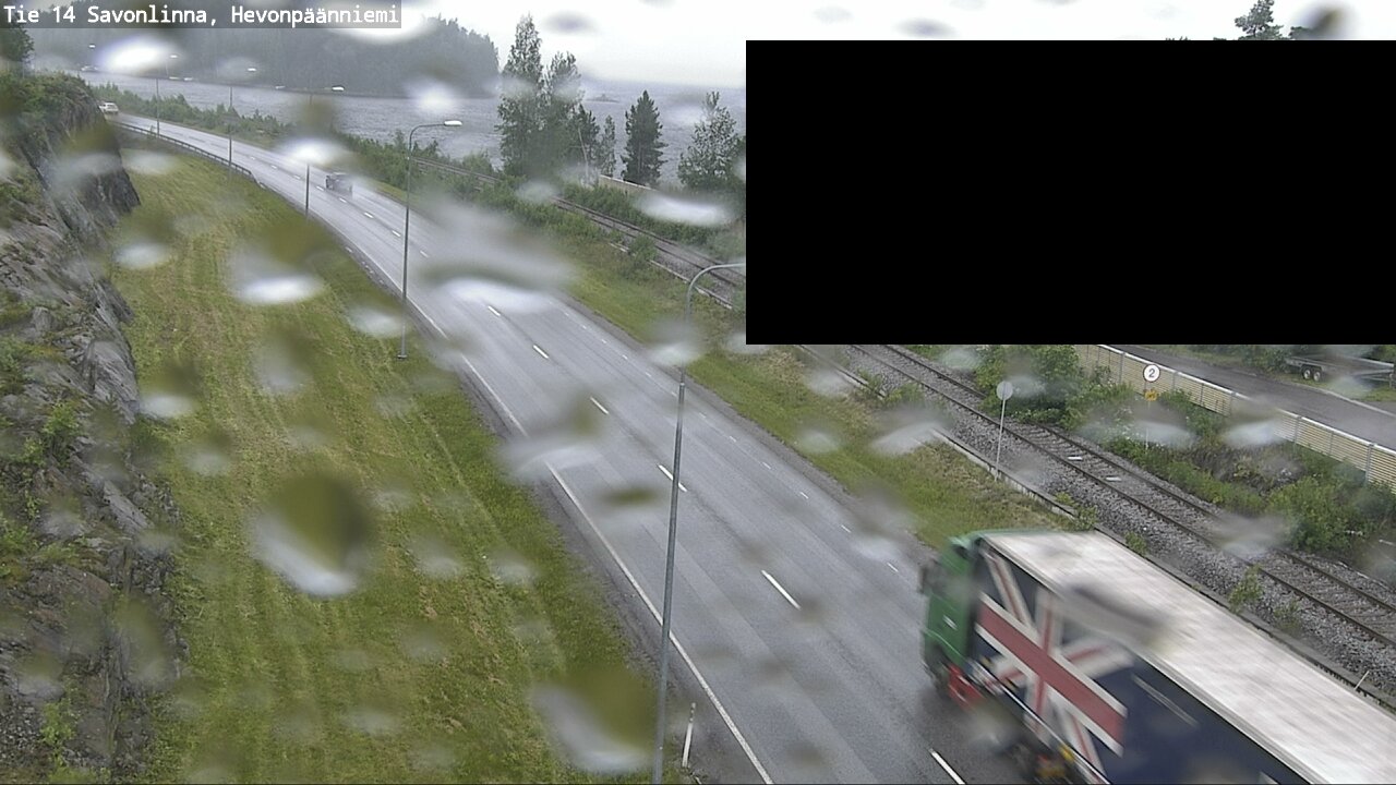 Weather Camera Image Road 14 Savonlinna, Hevonpäänniem, Savonlinna, Etelä-Savo