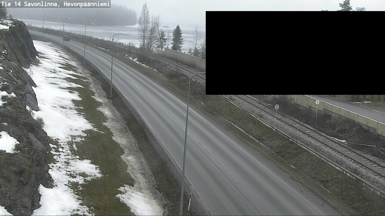 Weather Camera Image Road 14 Savonlinna, Hevonpäänniem, Savonlinna, Etelä-Savo
