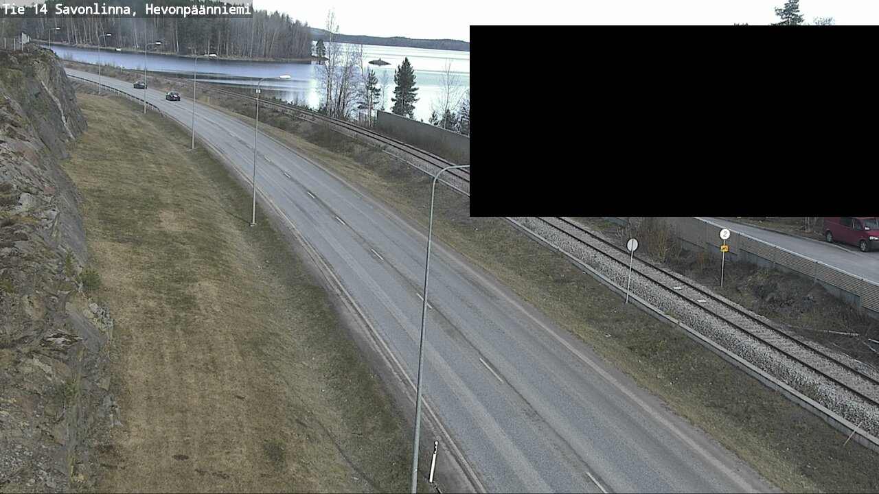 Weather Camera Image Väg 14 Nyslott, Hevonpäänniemi, Savonlinna, Etelä-Savo