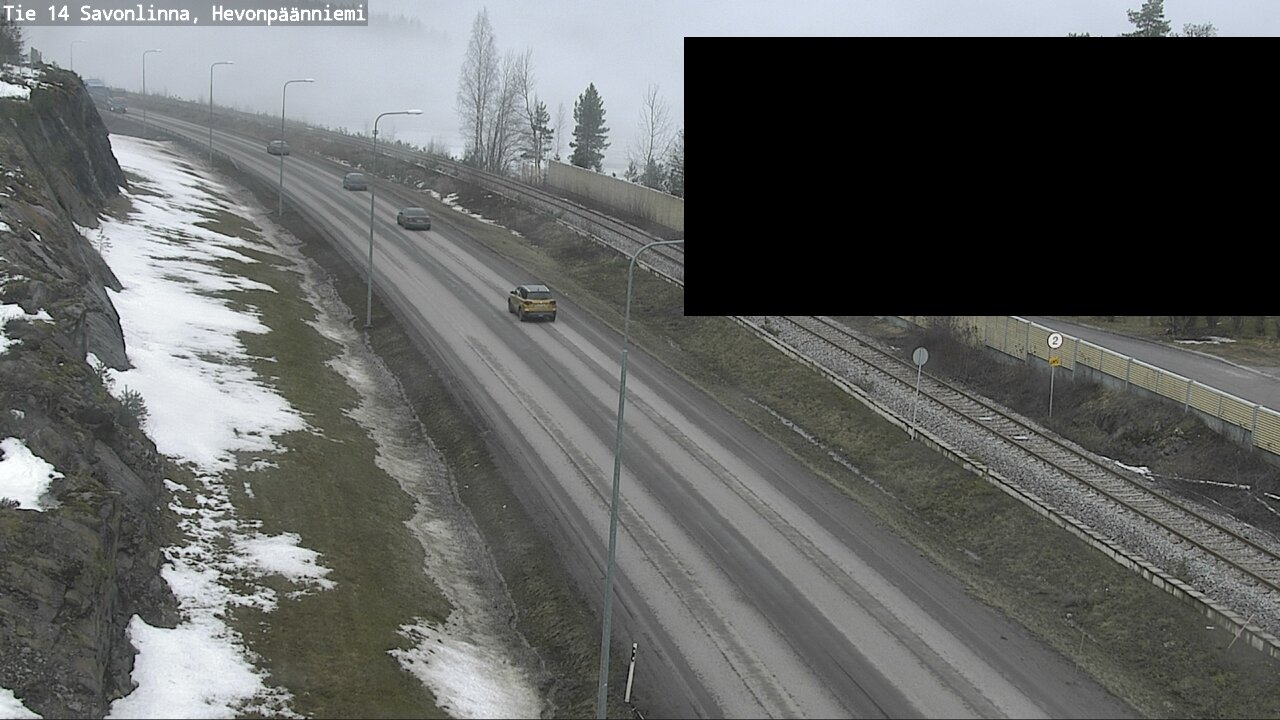 Weather Camera Image Road 14 Savonlinna, Hevonpäänniem, Savonlinna, Etelä-Savo