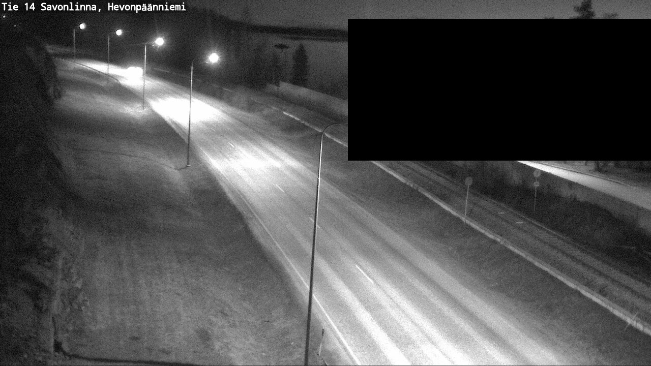 Weather Camera Image Väg 14 Nyslott, Hevonpäänniemi, Savonlinna, Etelä-Savo