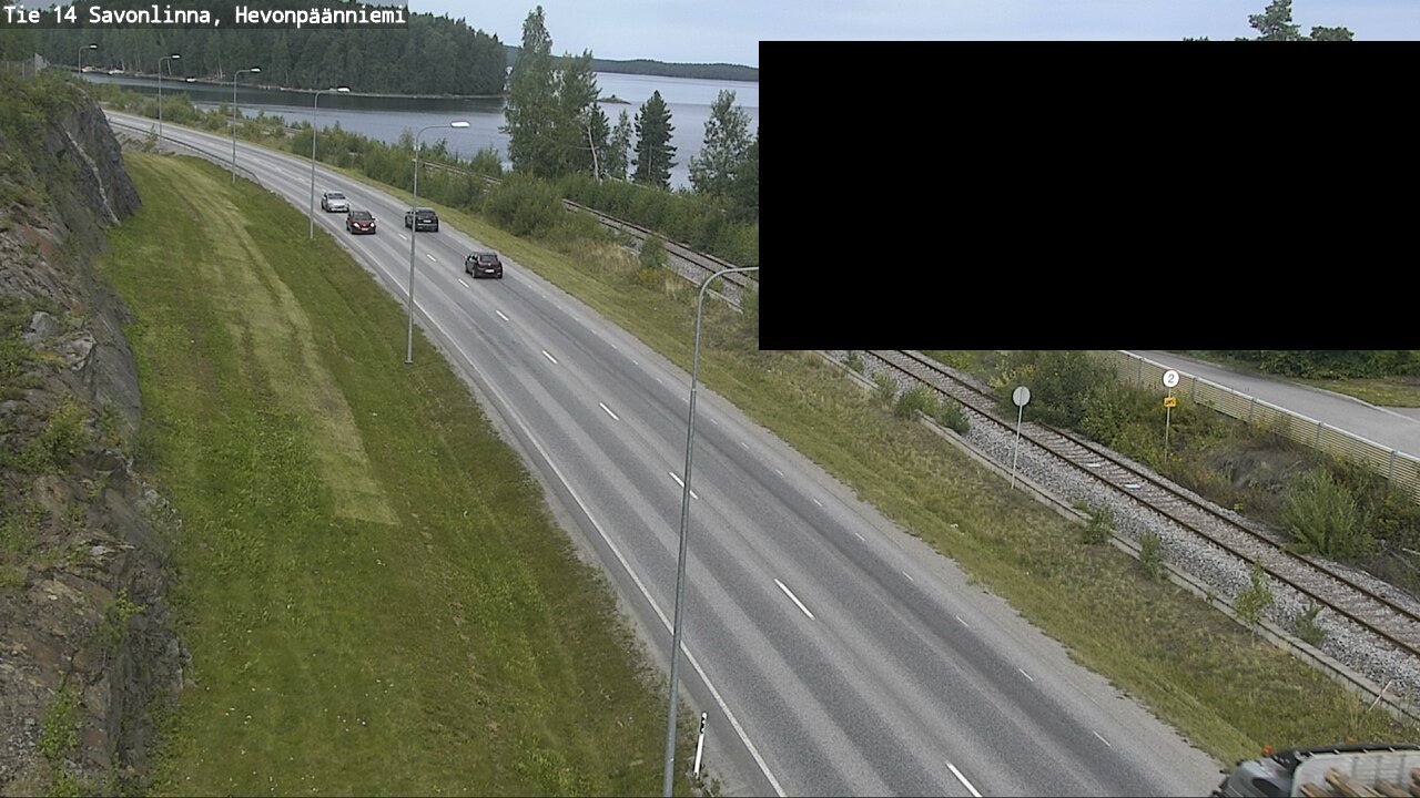 Weather Camera Image Road 14 Savonlinna, Hevonpäänniem, Savonlinna, Etelä-Savo