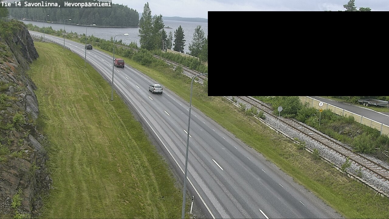 Weather Camera Image Väg 14 Nyslott, Hevonpäänniemi, Savonlinna, Etelä-Savo