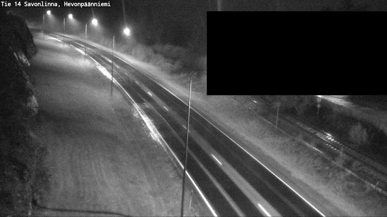Weather Camera Image Road 14 Savonlinna, Hevonpäänniem, Savonlinna, Etelä-Savo