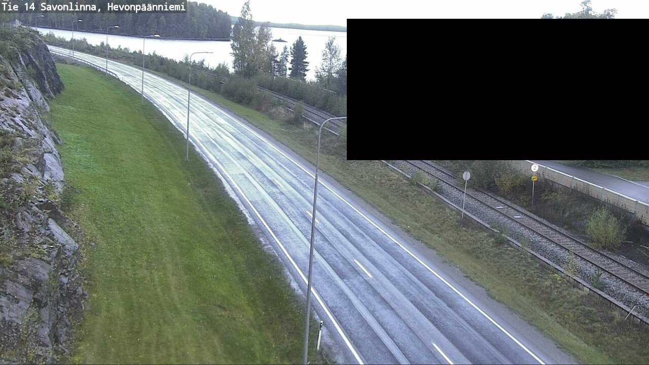 Weather Camera Image Road 14 Savonlinna, Hevonpäänniem, Savonlinna, Etelä-Savo