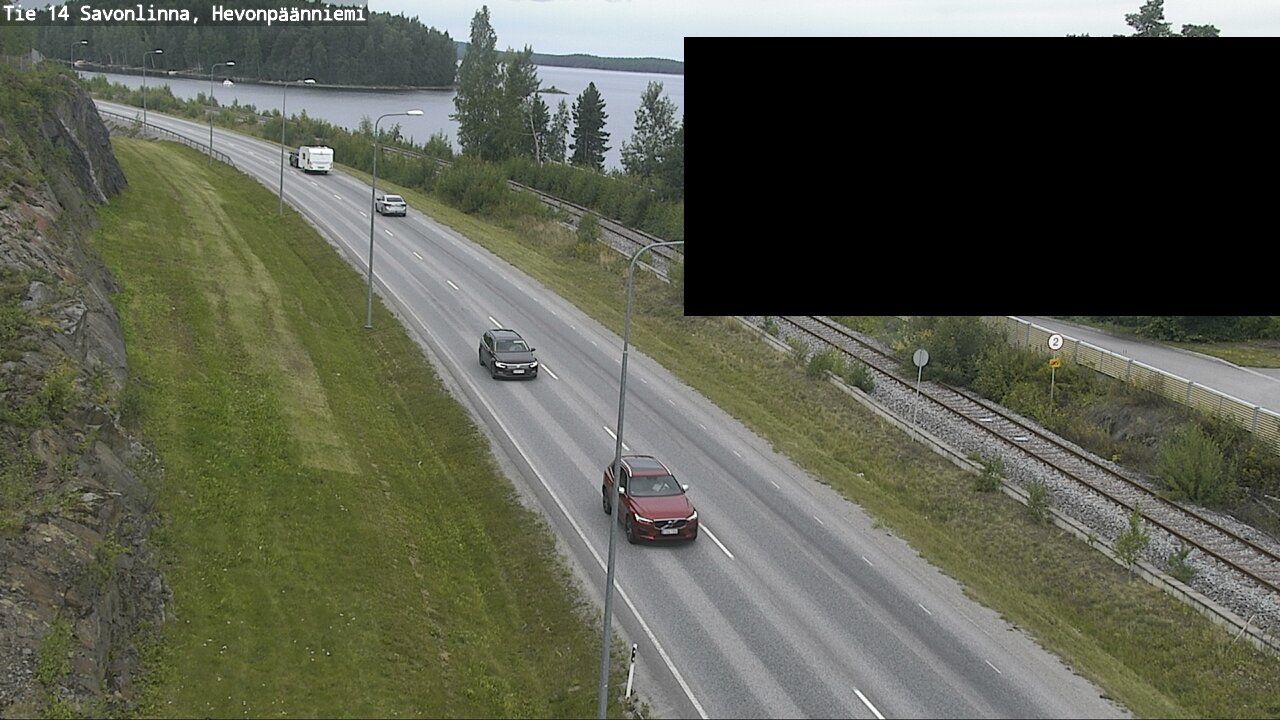 Weather Camera Image Road 14 Savonlinna, Hevonpäänniem, Savonlinna, Etelä-Savo