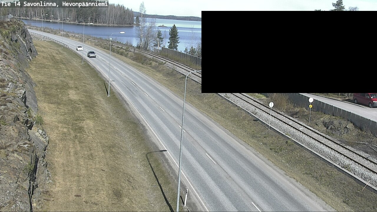 Weather Camera Image Väg 14 Nyslott, Hevonpäänniemi, Savonlinna, Etelä-Savo