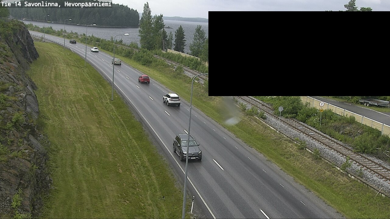 Weather Camera Image Road 14 Savonlinna, Hevonpäänniem, Savonlinna, Etelä-Savo