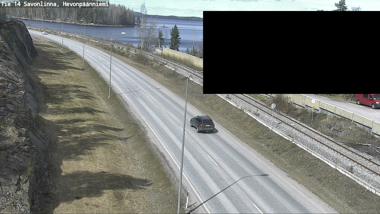 Weather Camera Image Väg 14 Nyslott, Hevonpäänniemi, Savonlinna, Etelä-Savo